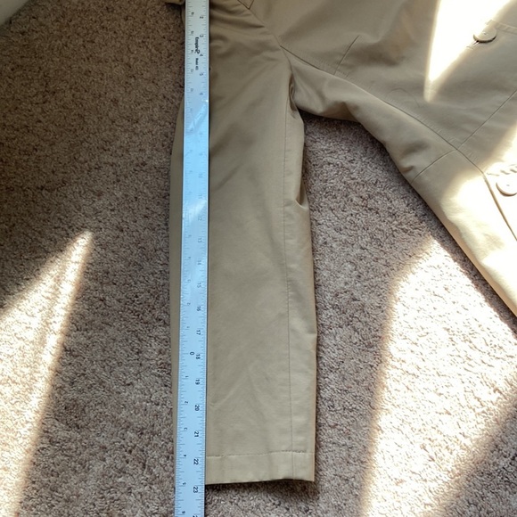 Ann Taylor Loft Women’s Trench Rain Coat Beige Size M Water resistant. Fall Coat - Picture 13 of 17